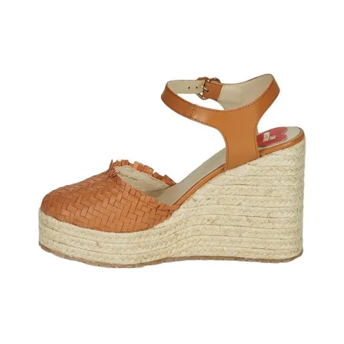 LOVE MOSCHINO Wedge Heel High Heels Women's Brown