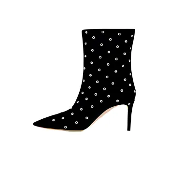 AQUAZZURA Matignon Ankle Boots 7.5cm Women's Black