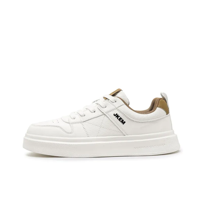 JKEM Slip Resistant Cushioning Abrasion Resistant Low Top Skateboard Shoes Men's-0