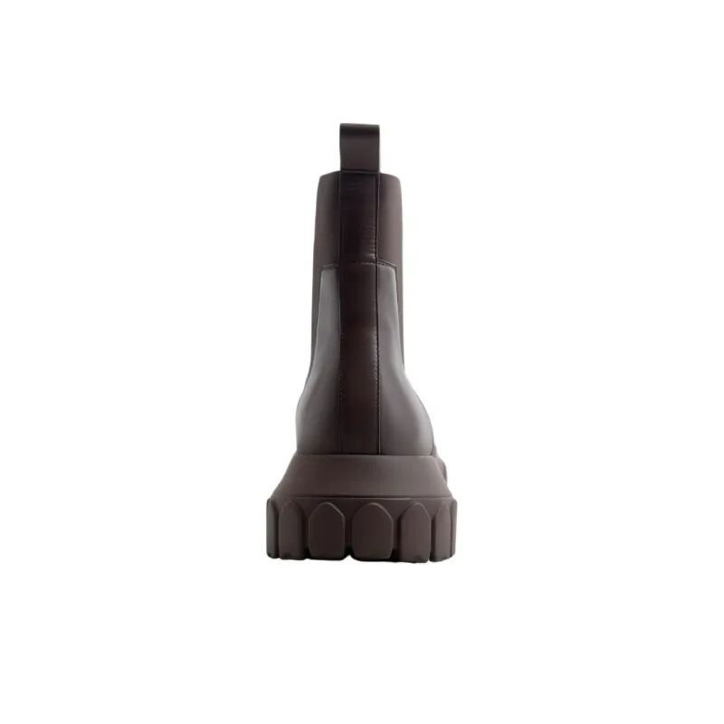 RICK OWENS Beatle Bozo Tractor Ankle Boots-3