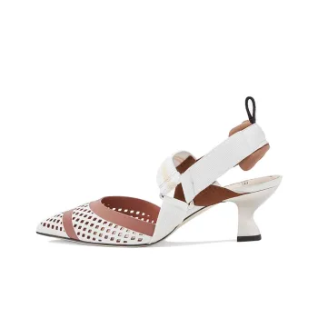 FENDI Colibri High Heels Women's Low-Top White