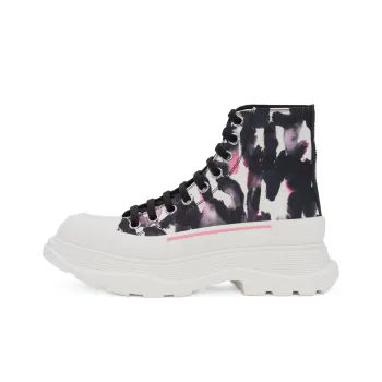 Alexander McQueen Tread Slick Ankle Boots Women's Multicolor
