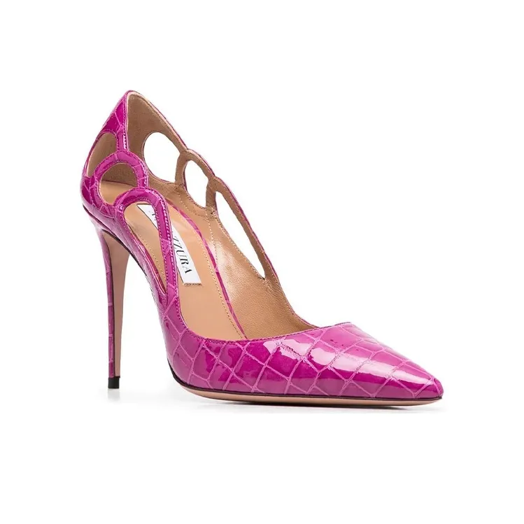 AQUAZZURA High Heels 10cm Women's Purple-2