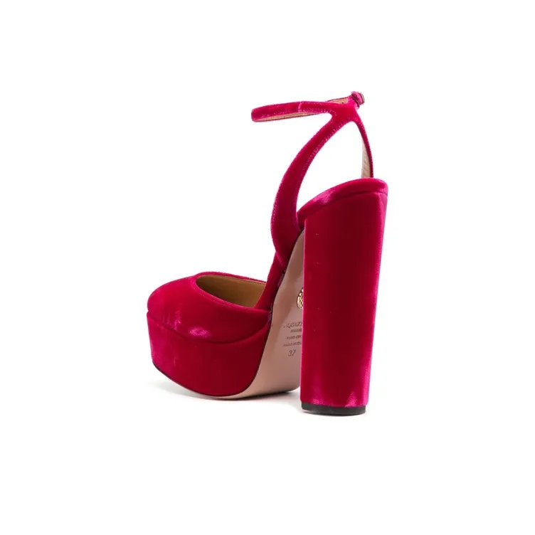 AQUAZZURA So High Plateaus 140mm Sandals-3