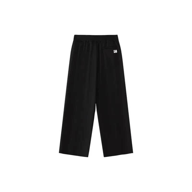 FILA FUSION Knitted Sweatpants Women's Jet Black-1