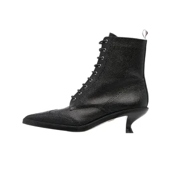 THOM BROWNE Lace-up Wingtip Ankle 50mm Booties