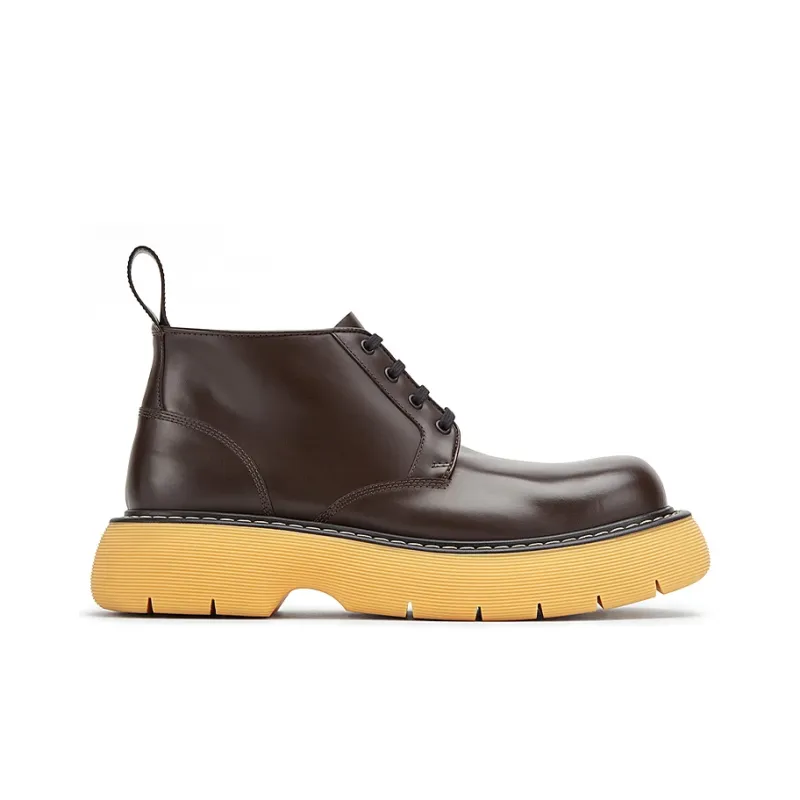 Bottega Veneta The Bounce Swell Ankle Boot Brown-1