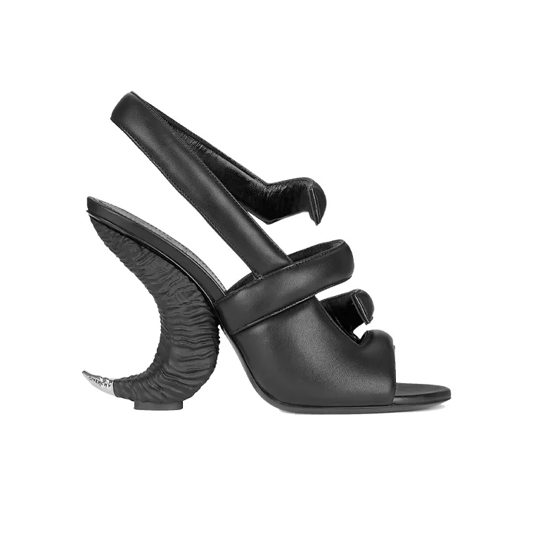 Givenchy Women's Horn Slingback Heels 'Black'-1