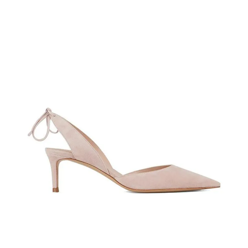 EMPORIO ARMANI Slim Heel High Heels Women's Pink-1