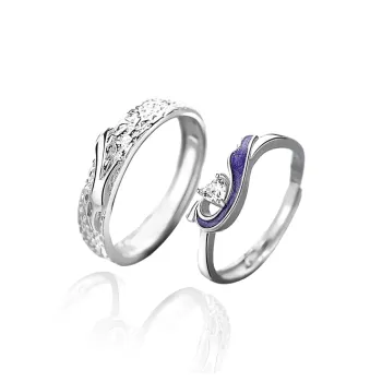 Chongqing Gold Store S999 Fine Silver Rings Women's