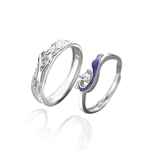Chongqing Gold Store S999 Fine Silver Rings Women's