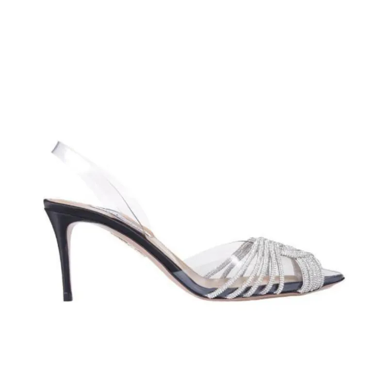 AQUAZZURA Slim Heel High Heels Women's Black-1