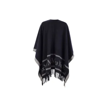 MaxMara Wool Shawls Women's Blue
