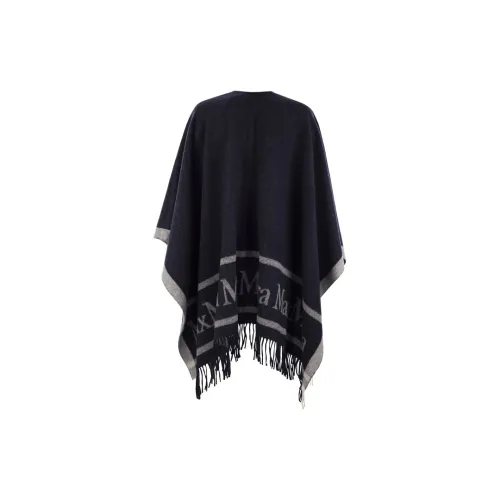 MaxMara Wool Shawls Women's Blue