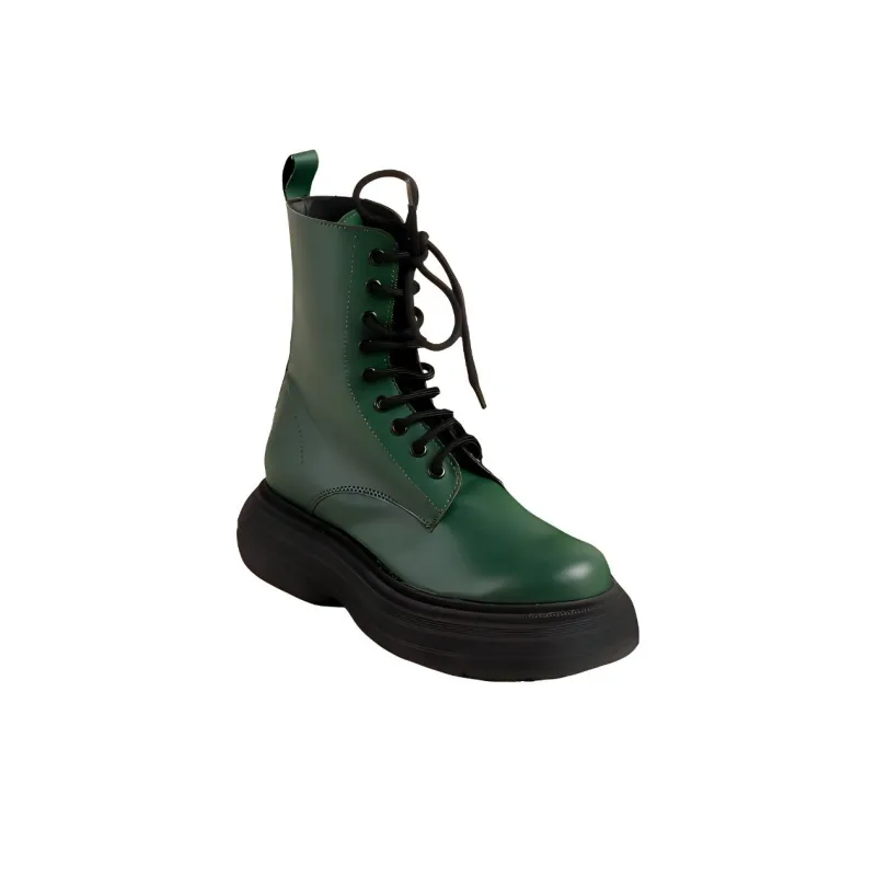 ALOHAS Ankle Boots 5cm Women's Green-1