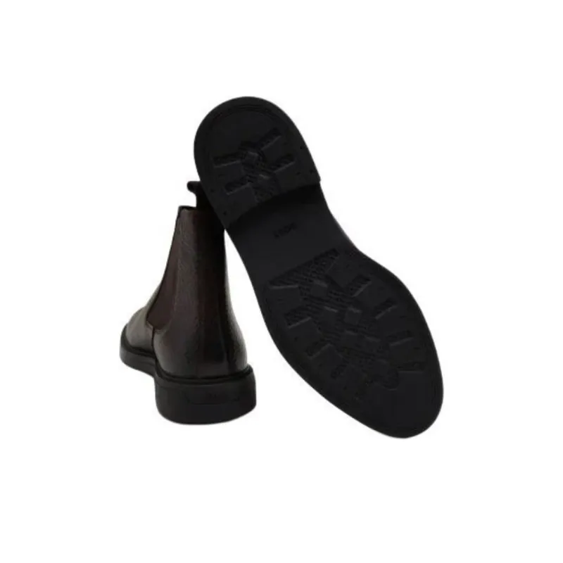 HUGO BOSS Calev Chelsea Boots Men Dark Brown-7