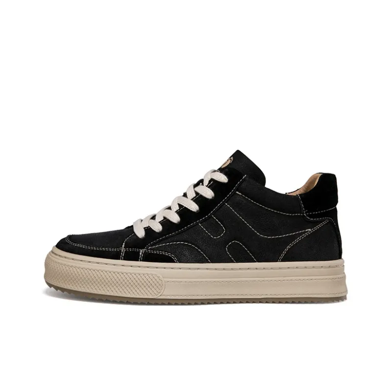 HANG TEN Lightweight Height Increasing Wear-Resistant Slip-Resistant Low-Top Skateboard Shoes Men's-2