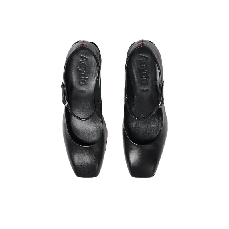 Aeyde Chunky Heel High Heels Women's Black-3