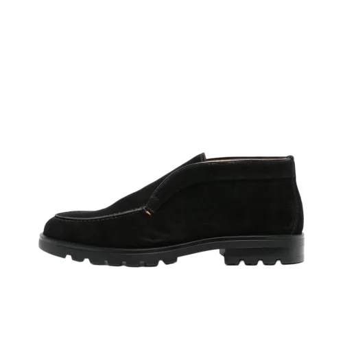 Santoni Detroit Rock Almond Toe Boots