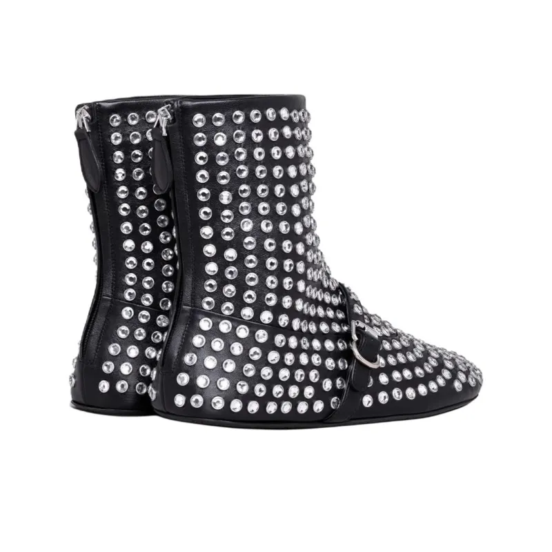 Alaia Ankle Boots Women's Black-3