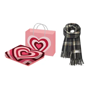 Yalu Warm Winter Gift Box Set Black, Red