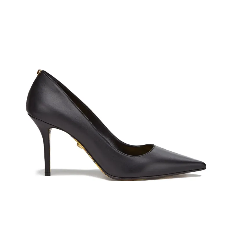 VERSACE Barocco High Heels Women's Low-Top Black-1