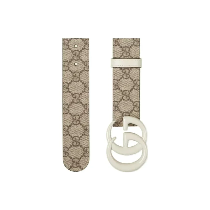 GUCCI Blondie Monogram Canvas Belt-4