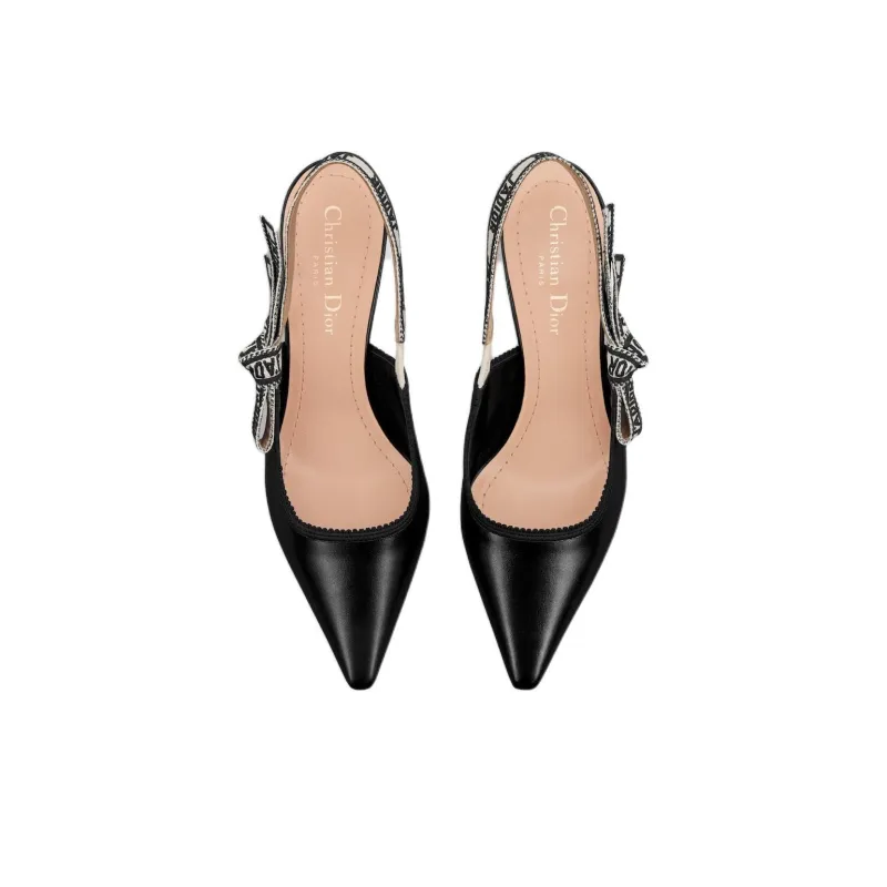 DIOR J'Adior Irregular Heel High Heels 6.5cm Women's Black-4