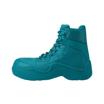 Bottega Veneta Puddle Bomber Ankle Boot Teal