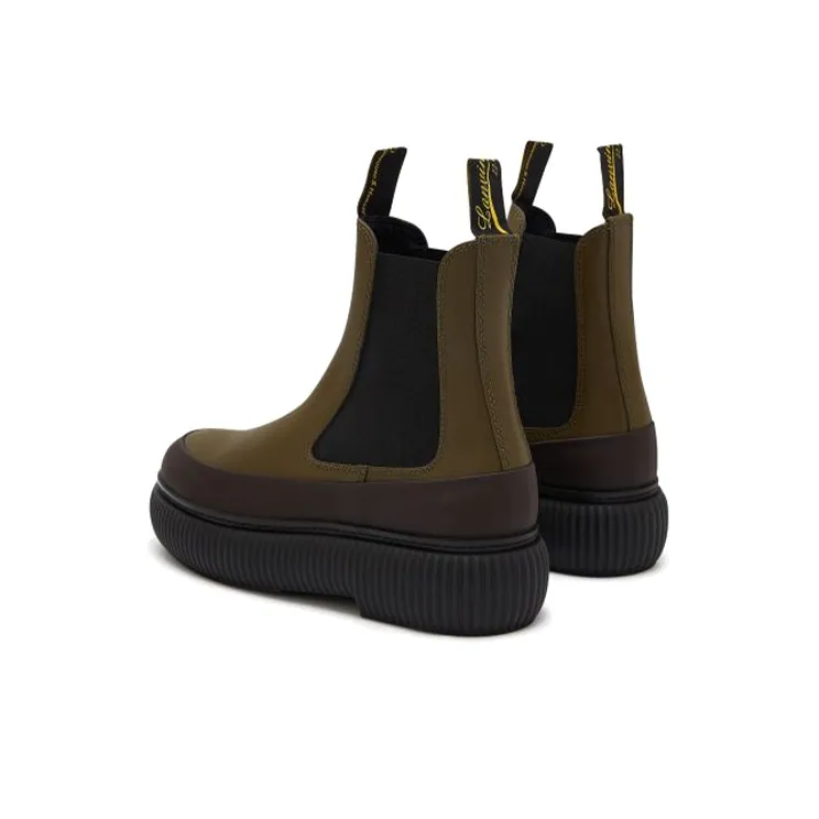 Lanvin Ankle Length Chelsea Boots Men's Umber-2