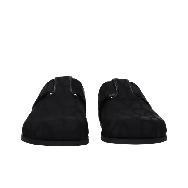 Valentino GARAVANI Wrap toe Slippers Men's Black-4