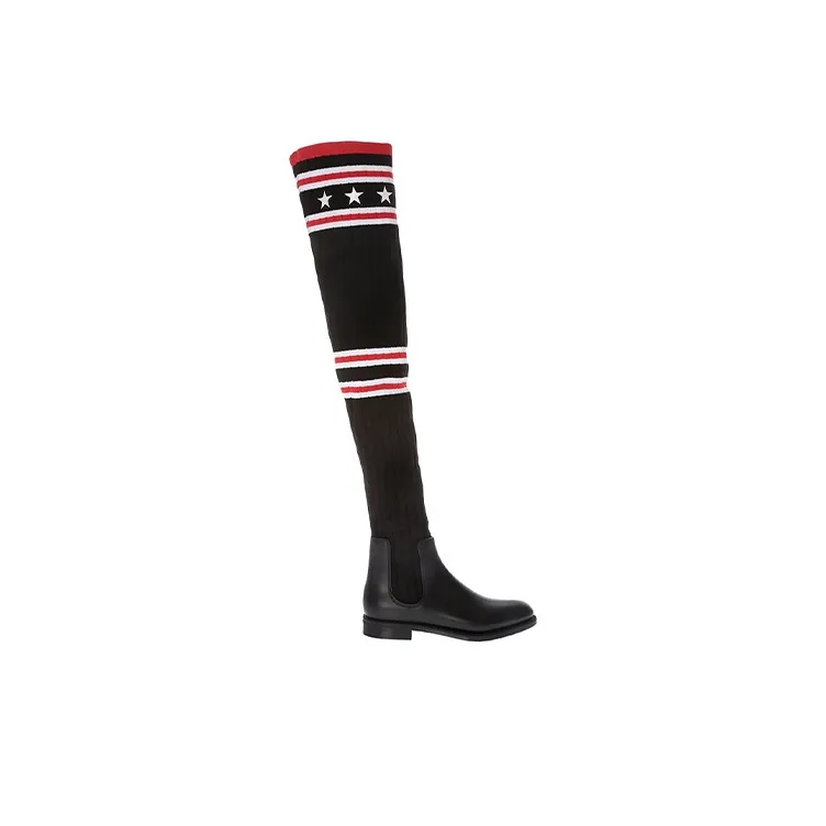 GIVENCHY Knee-high Boots Women's Black-1