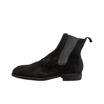 GUIDI Short Chelsea Boots Women's Umber