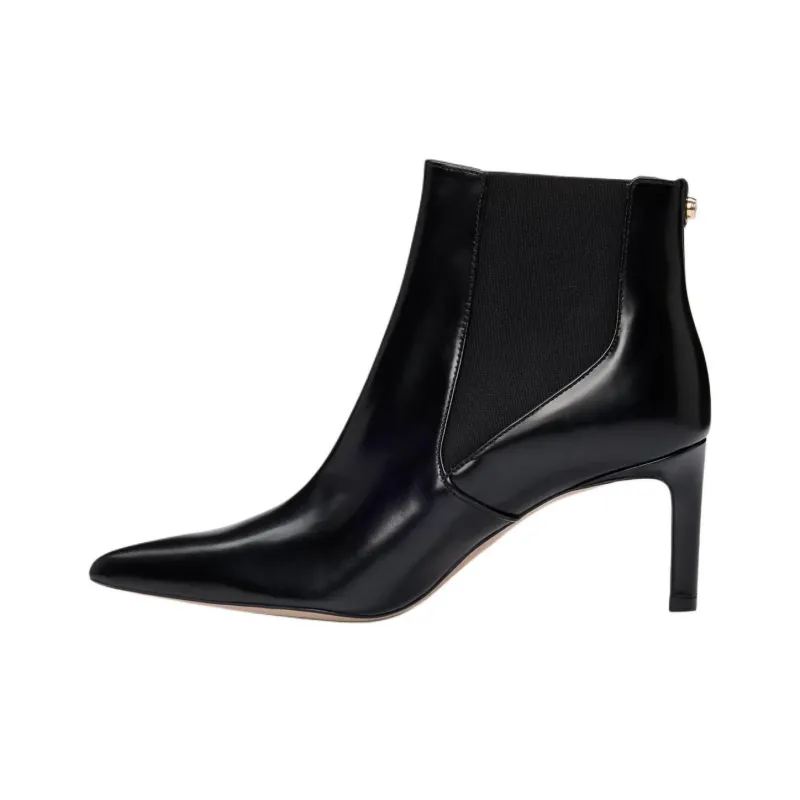 HUGO BOSS Short Chelsea Boots 7cm Women's Black-0