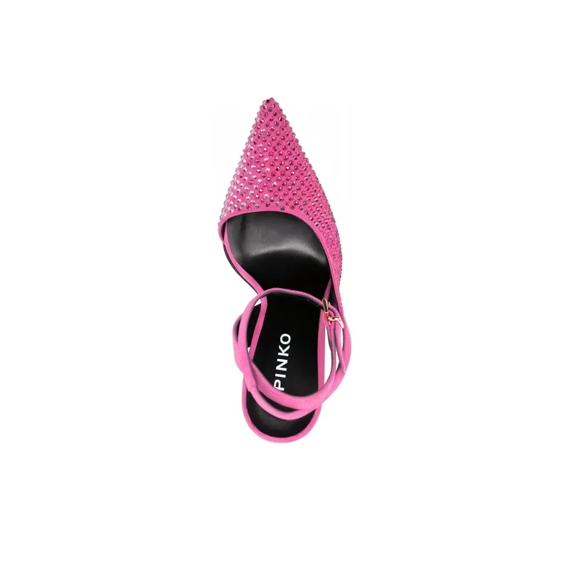 PINKO Slim Heel High Heels 7cm Women's Pink-4