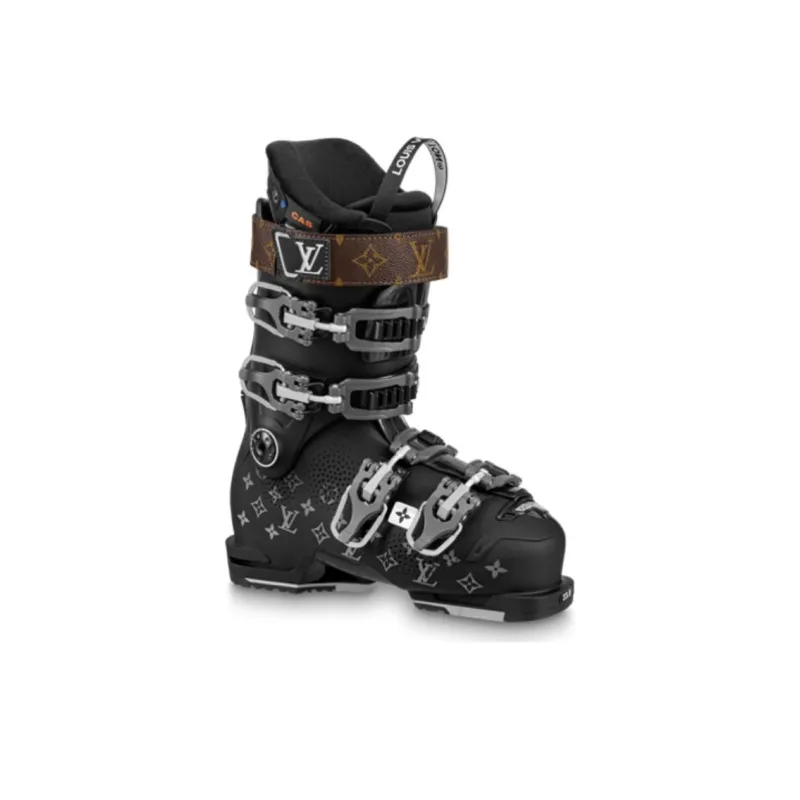 LOUIS VUITTON Slalom Crew Ski Boots Women's Black-1