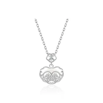 HANYUDIE Chalcedony Love Confession Essential Gift Necklace Women's