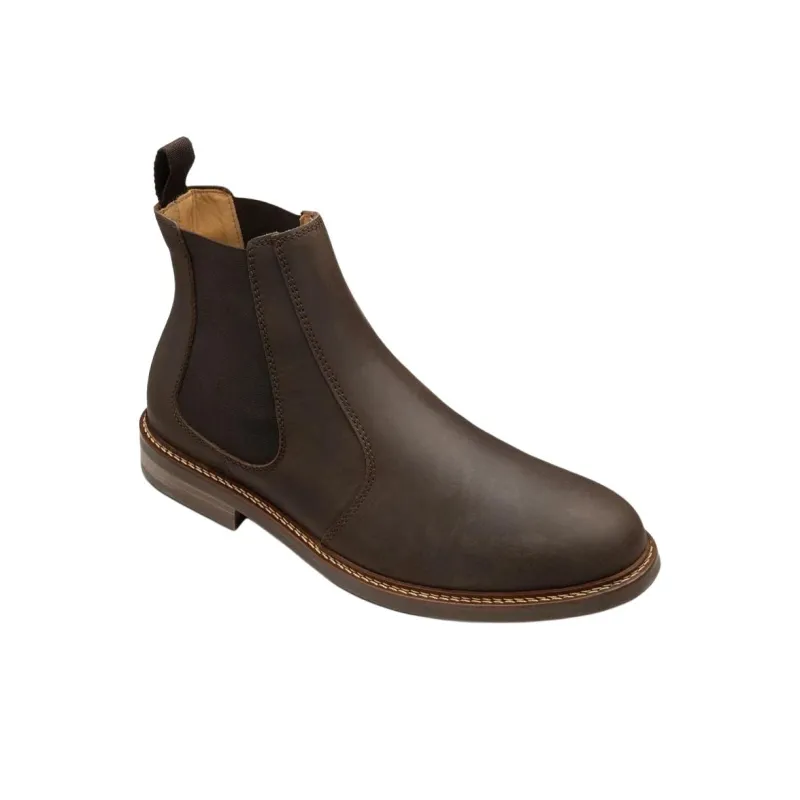 LOAKE Davy Short Chelsea Boots Men's Brown-2