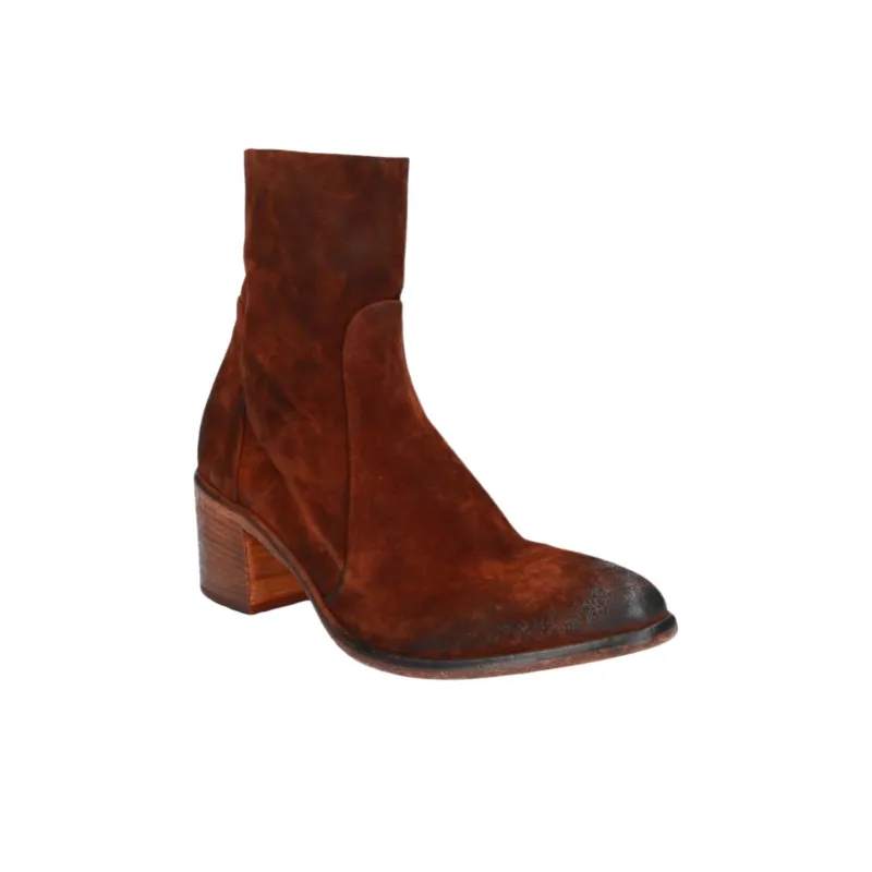 STRATEGIA Ankle Boots 6cm Women's Red Brown-2