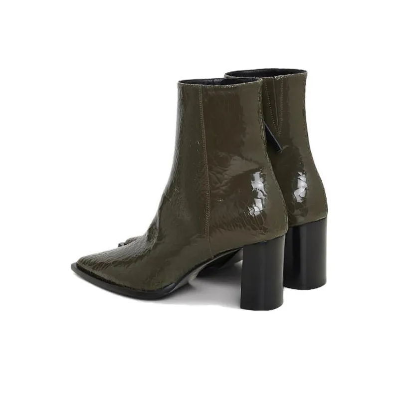DOROTHEE SCHUMACHER Ankle Boots 7cm Women's Pure Khaki-3