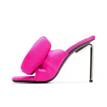 OFF WHITE Fuchsia Fabric Allen Muller Shoes Purple Women's