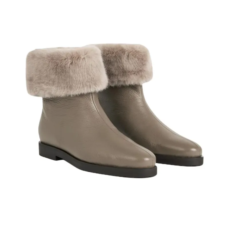 TOTEME Ankle Boots Women's Light Umber-2