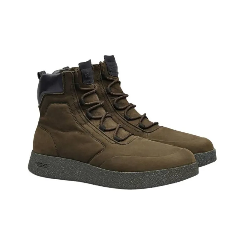 BERLUTI Short Outdoor Boots Men's Army Green-1