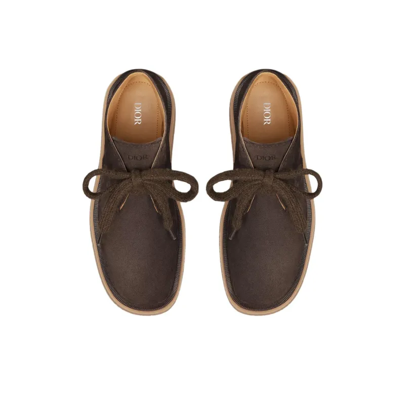 DIOR Sahara Ankle Boots Men's Dark Brown-3