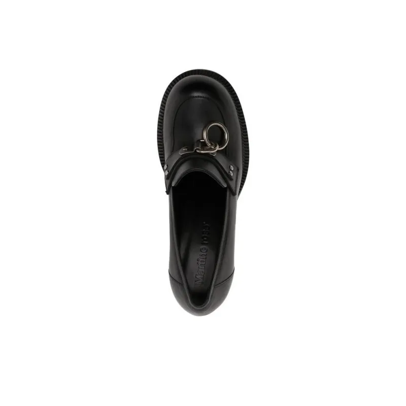 Martine Rose 100mm Bulb toe Leather Pumps-4