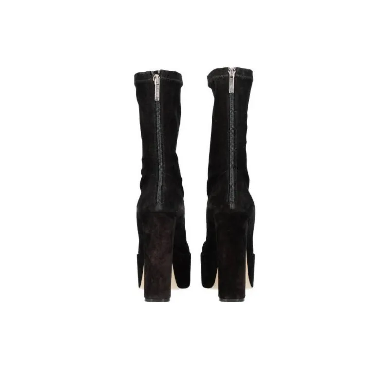 Paris Texas Lexy Round-Toe Platform Boots Women's-4