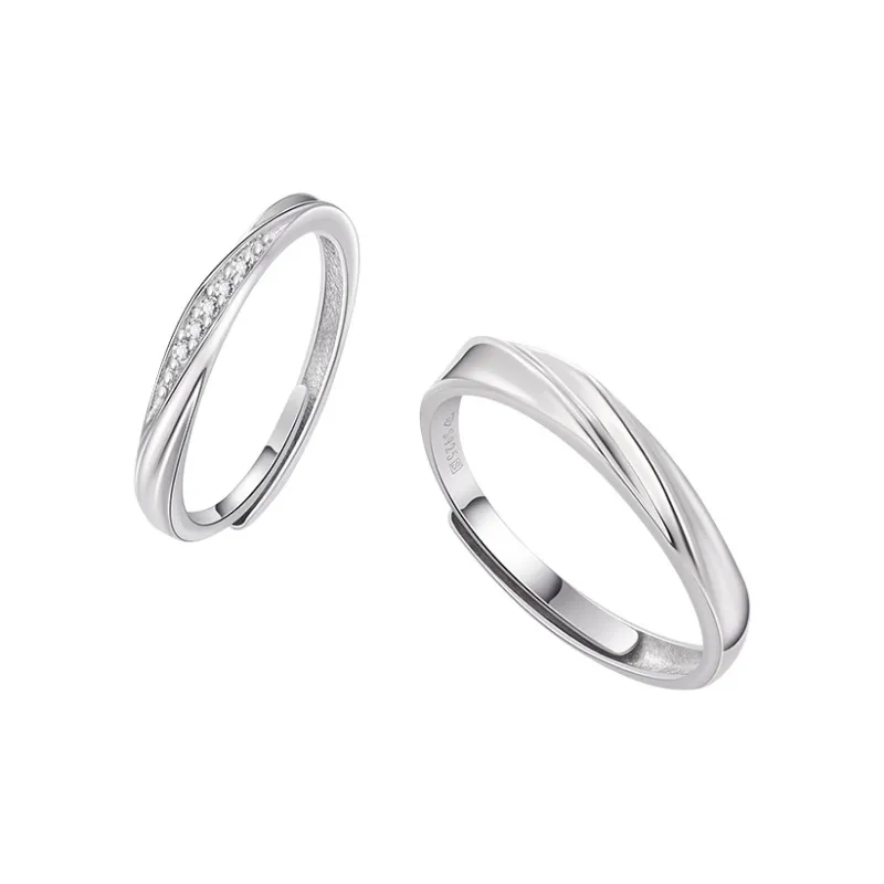 SINO GEM S925 Silver Rings Unisex-4