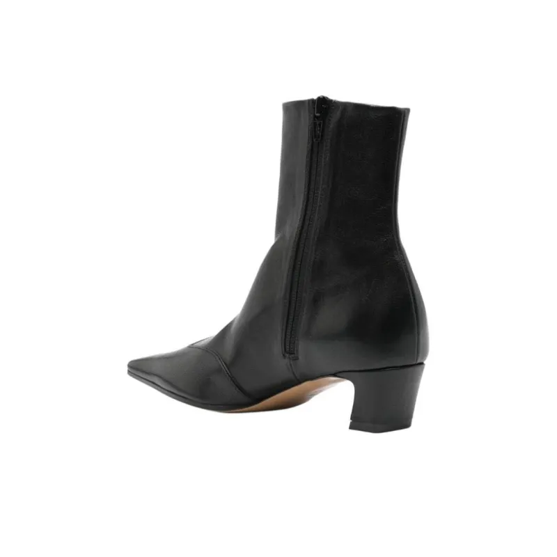KHAITE 40mm Nevada Ankle Boots Women's-3