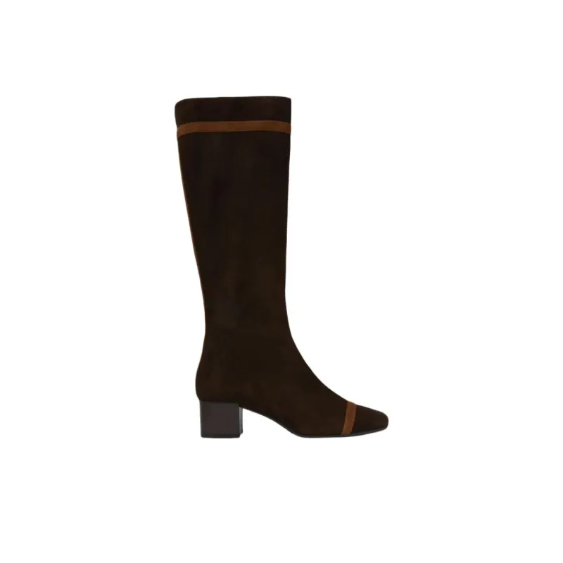 Carel Magalie Knee-high Boots 4cm Women's Brown-1