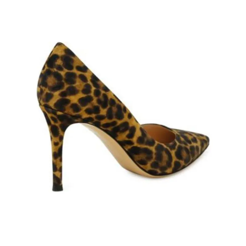 GIANVITO ROSSI Gianvito Leopard Print Pumps-3